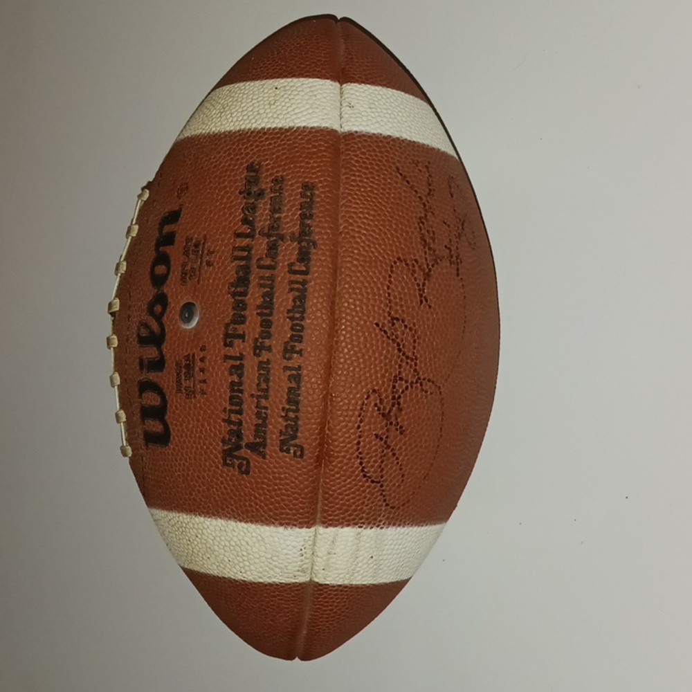 Robert Brooks #87 Green Bay Packers autographed football. Thanks!!
